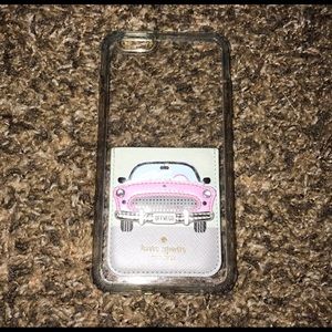 iPhone six plus case with Kate Spade cat pocket